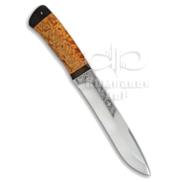 Нож Шаман 1. Карельская береза.95х18