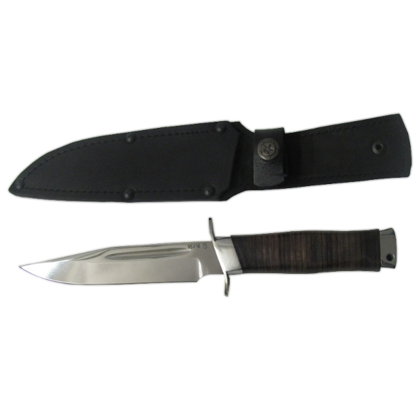 Нож «Казак-1Уп» сталь 95Х18-нержавеющая (рукоять-наборная кожа)