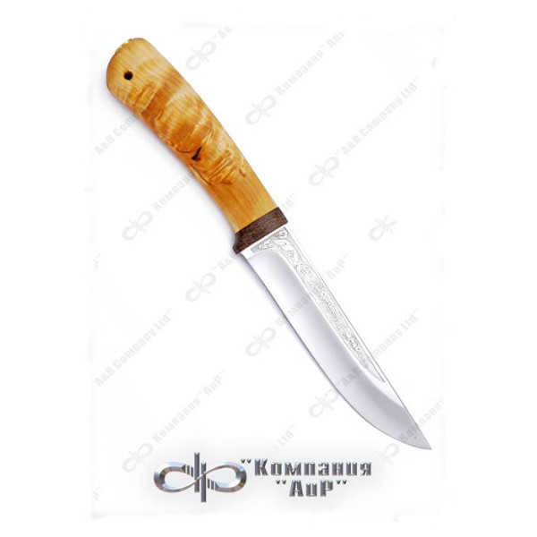 Нож Лиса. Карельская береза.95x18