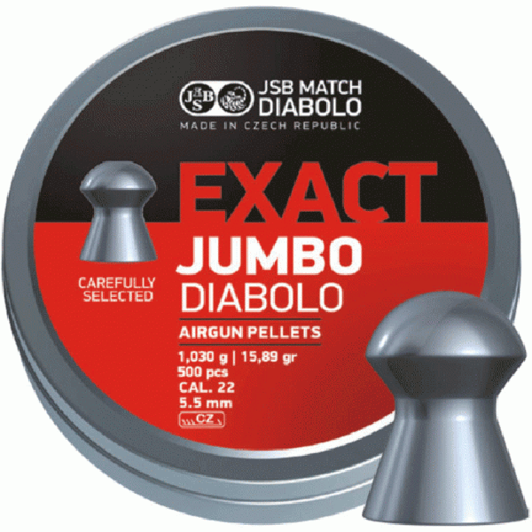 Пули JSB EXACT JUMBO DIABOLO  5,52mm