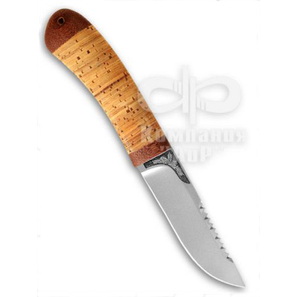 Нож Робинзон-2. Рукоять береста.95x18