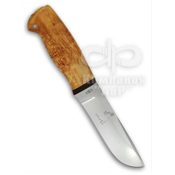 Нож Полярный-2. Карельская береза.95x18