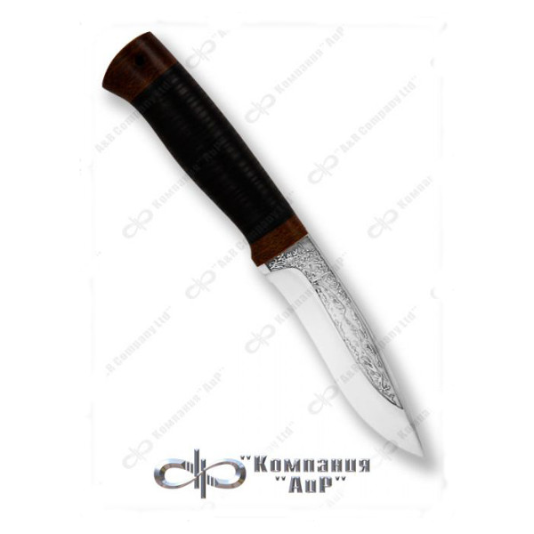 Нож Шаман 2. Рукоять кожа.95х18