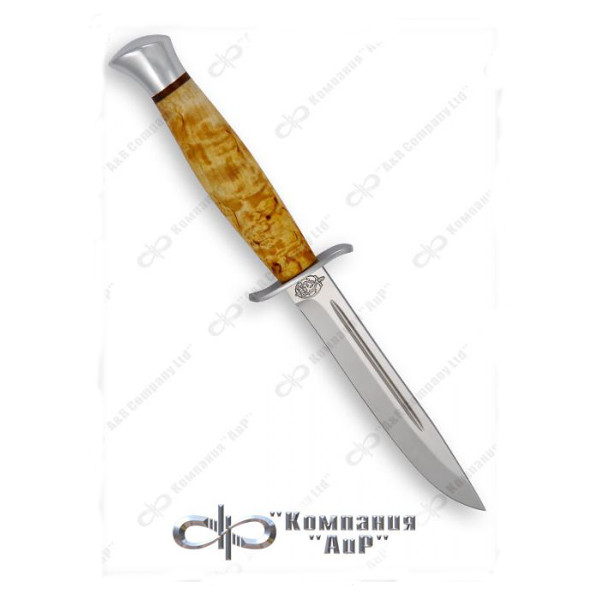 Нож Финка-2. Карельская береза.95х18