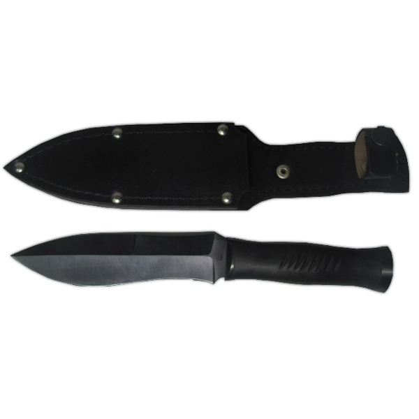 Нож «Ротный-2M» сталь 65Г рессорная (рукоять-резина)