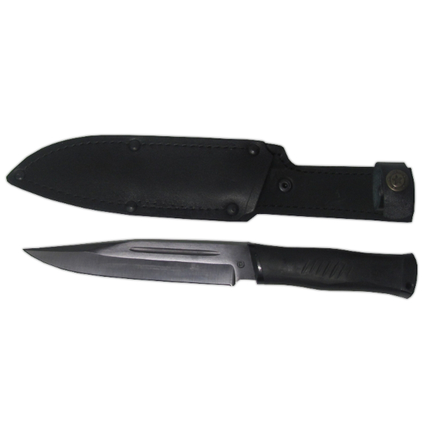 Нож «Казак-1» сталь 65Г рессорная (рукоять-резина)
