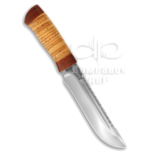 Нож Робинзон-1. Рукоять береста.95x18