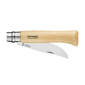 Нож Opinel №12, нержавеющая сталь, рукоять бук, 001084