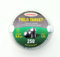Пули для пневматики "Люман" 5,5 мм (1,5г) "Field Target" 250 шт.