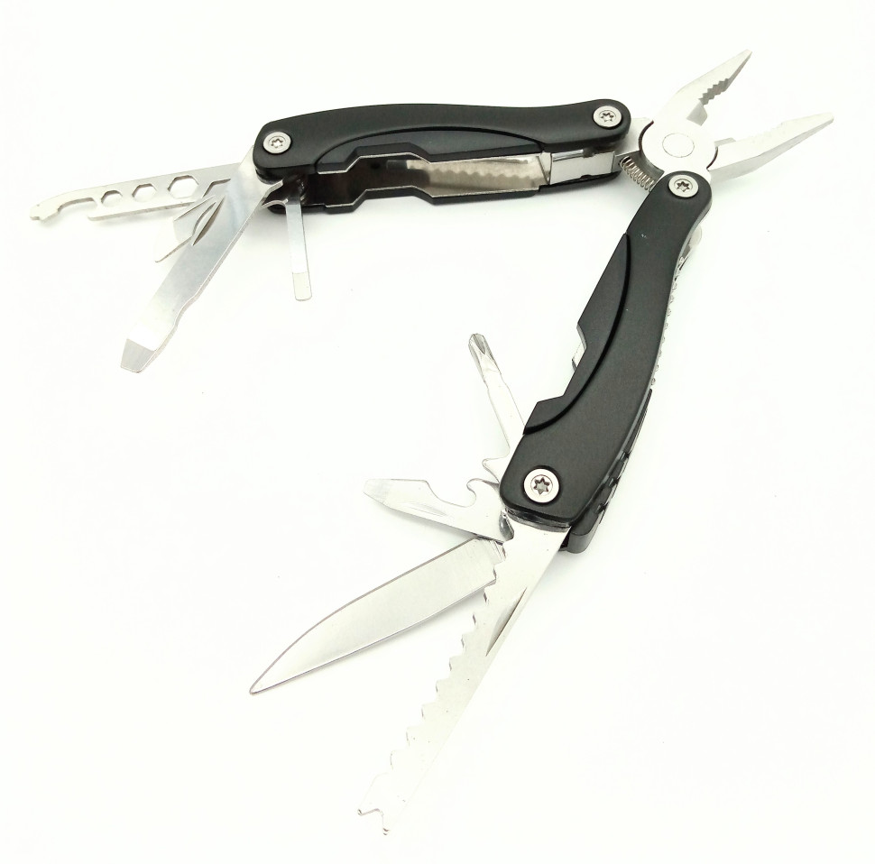 Мультитул/мультиинструмент МТ-3502 складной 15 в 1 (Black)