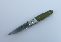 Нож складной Ganzo G7211-GR, сталь 440C, рукоять G10, зеленый