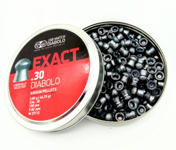 Пули для пневматики "JSB" 7,62 мм (2,9г) "Exact Diabolo" 150шт.