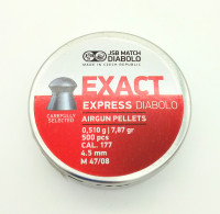 Пули для пневматики "JSB" 4,5 мм (0,51г) "Express Diabolo" 500шт.